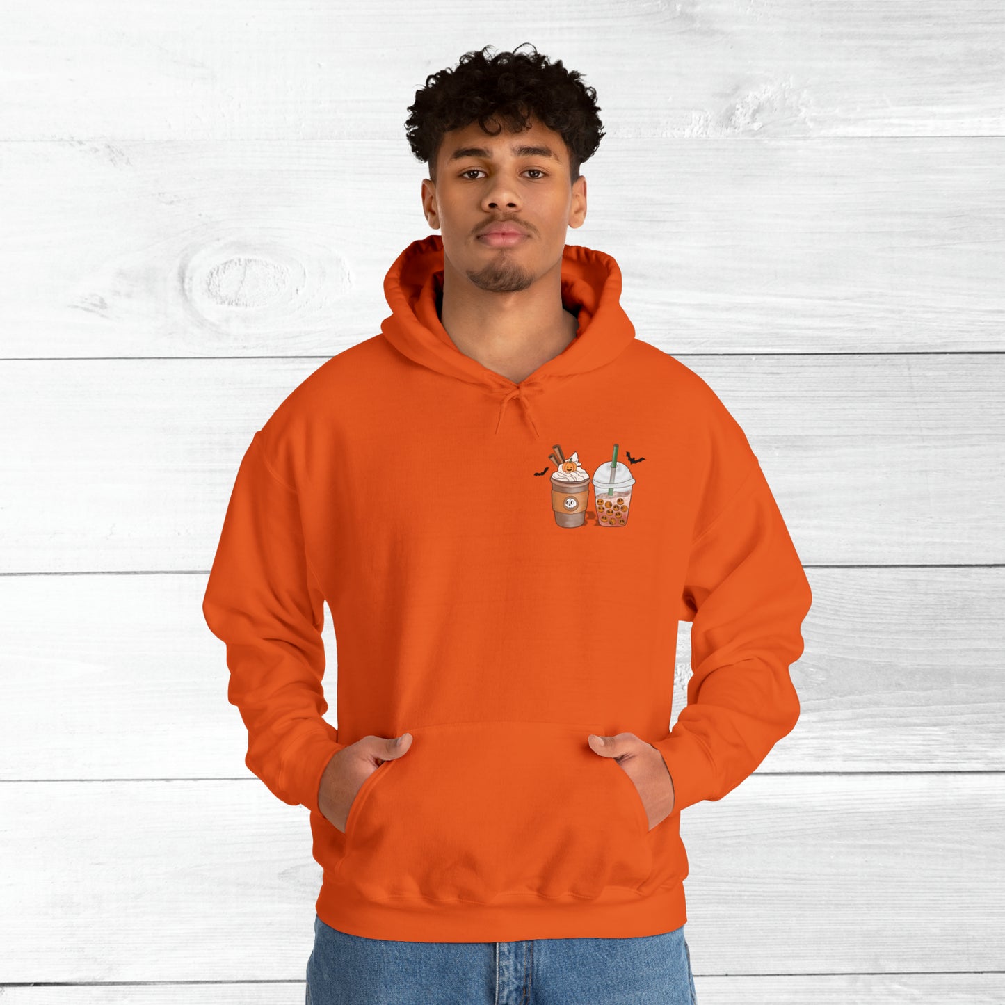 Halloween Coffee Hoodie - Hocus Pocus I need Coffee to Focus Back