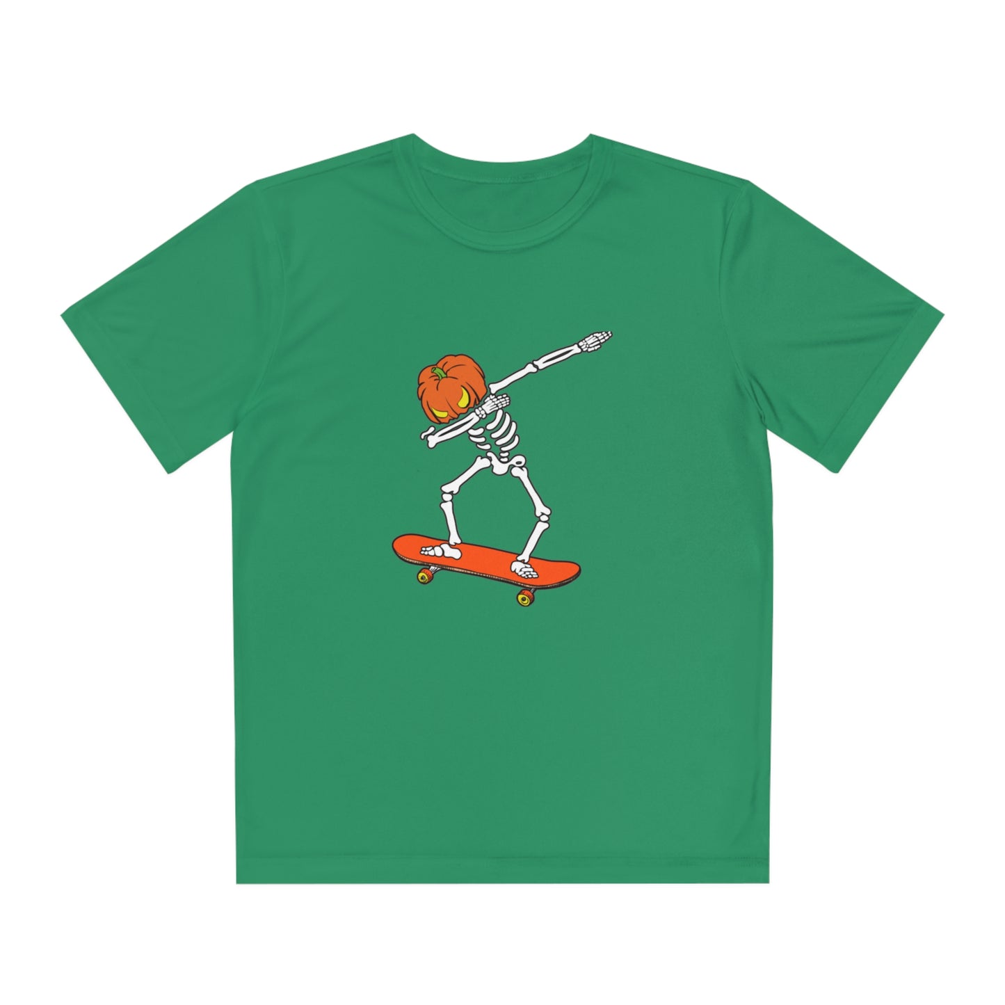 Dabbing Pumpkin Skelly Skater T