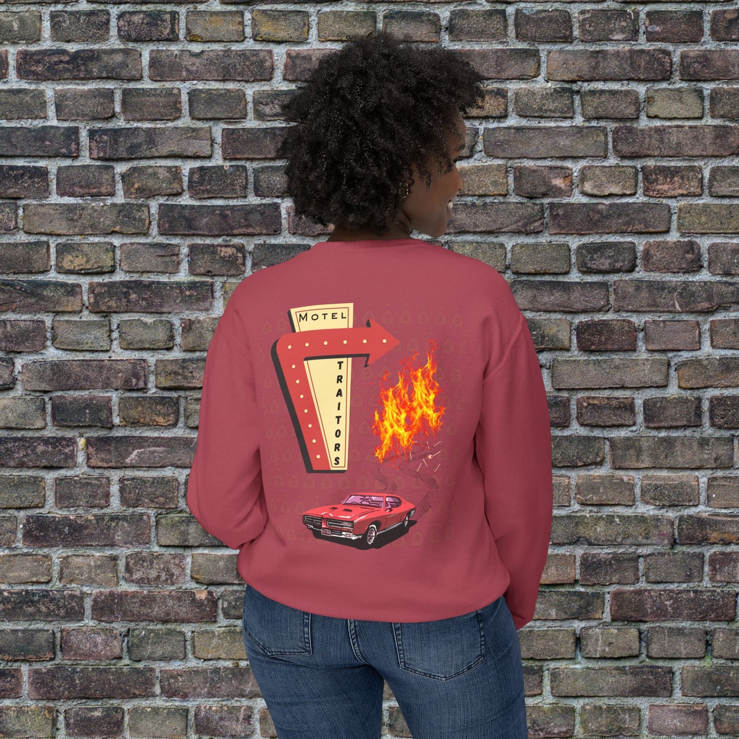 Motel Traitors, Getaway Car - Comfort Colors Sweater