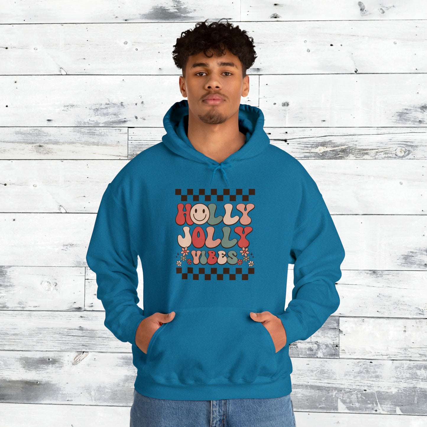 Holly Jolly Vibes Hoodie