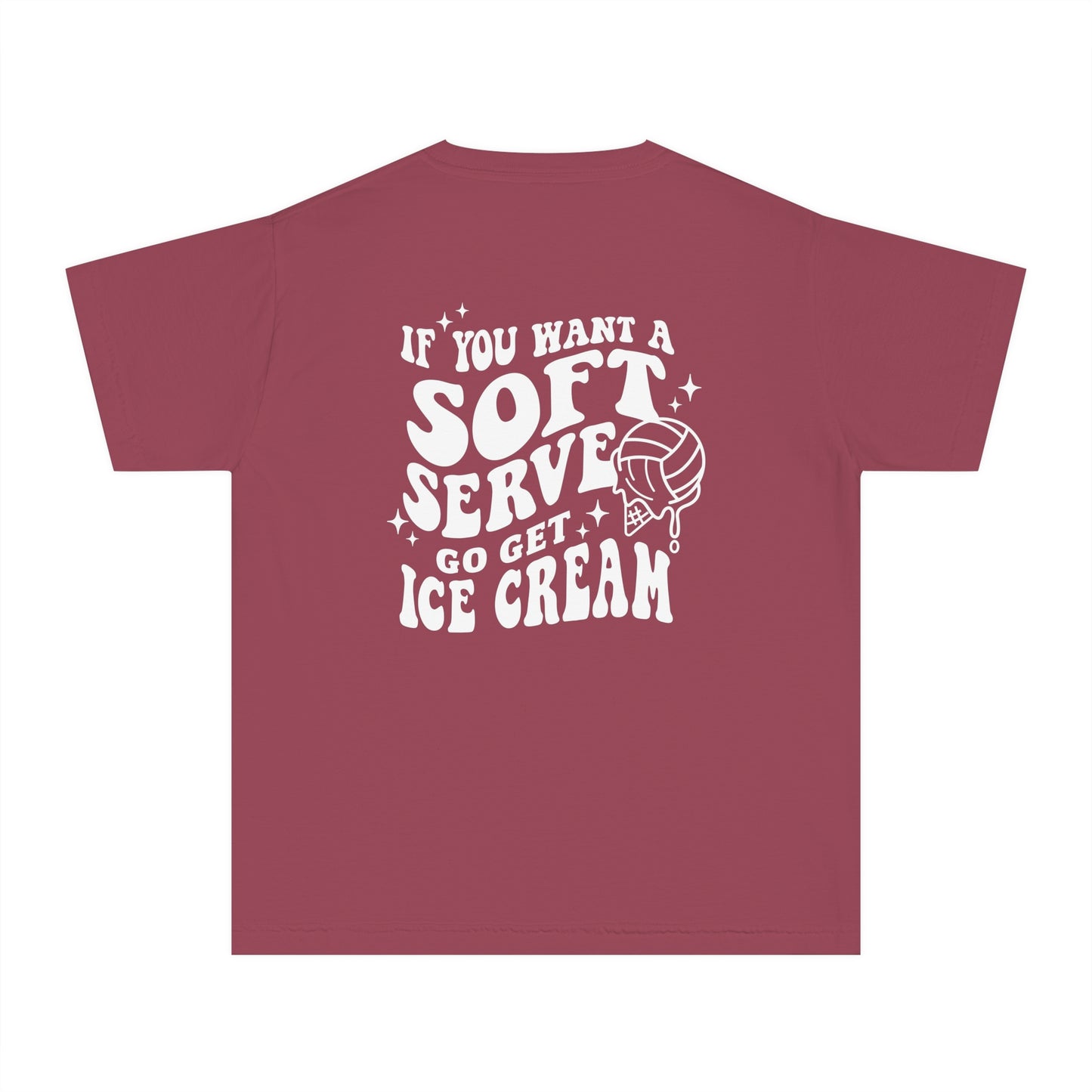 Fun Youth Volleyball Comfort Colors Tee