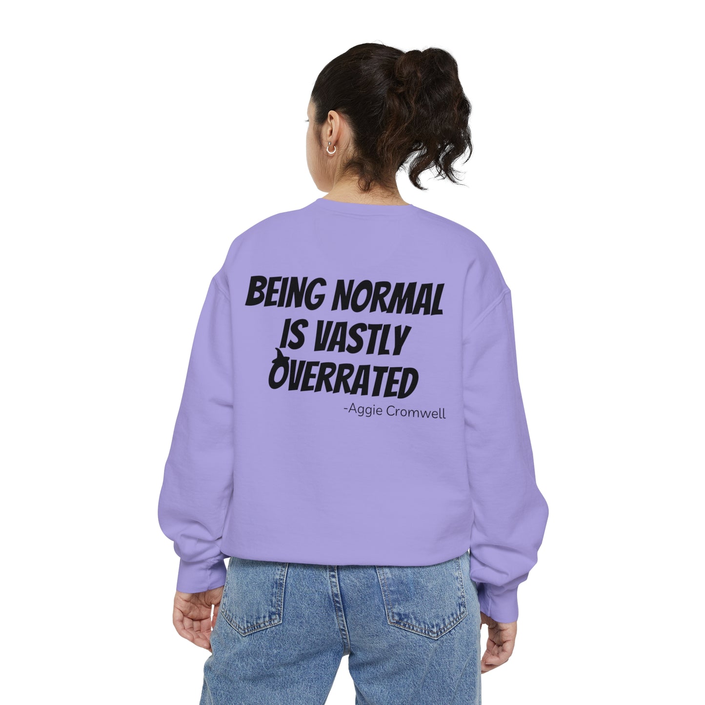 Skull Front, Vastly Overrated Back - Comfort Colors Pullover - Multi Color Options