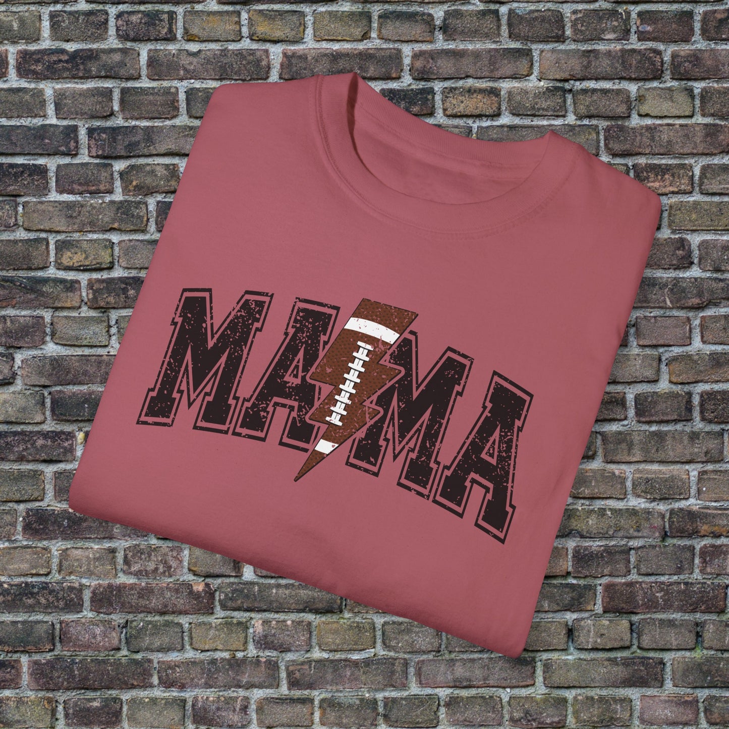 Football Mama Bolt Comfort Colors T