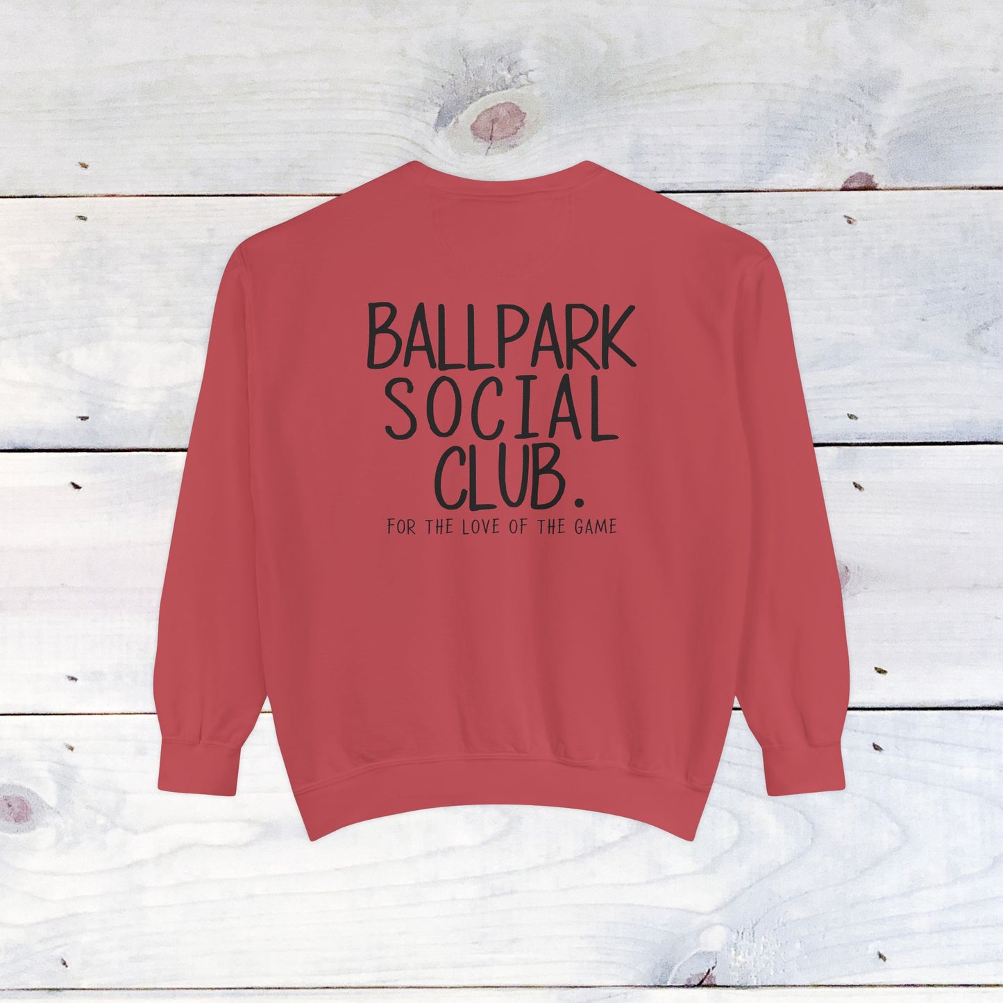 Ballpark Social Club Comfort Color Sweatshirt Black