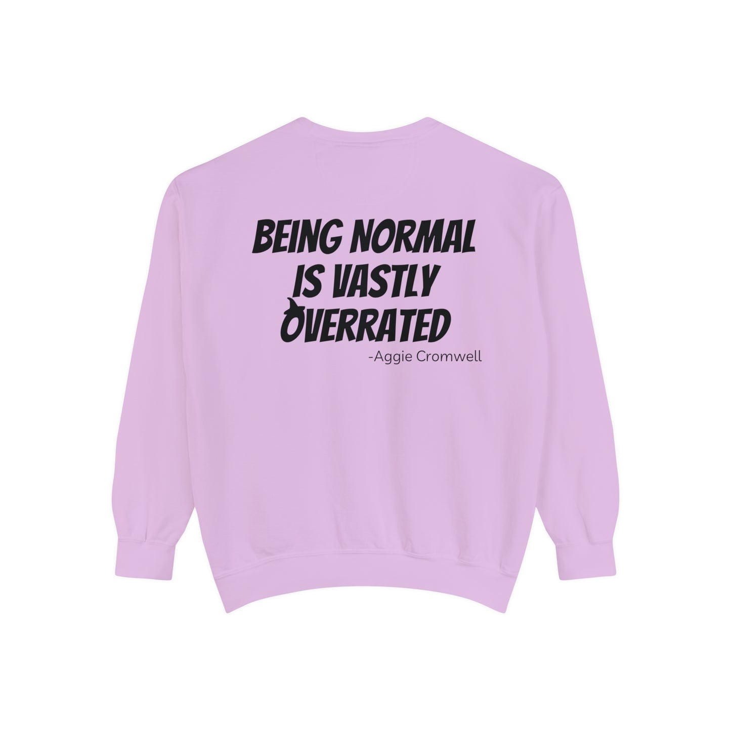 Skull Front, Vastly Overrated Back - Comfort Colors Pullover - Multi Color Options