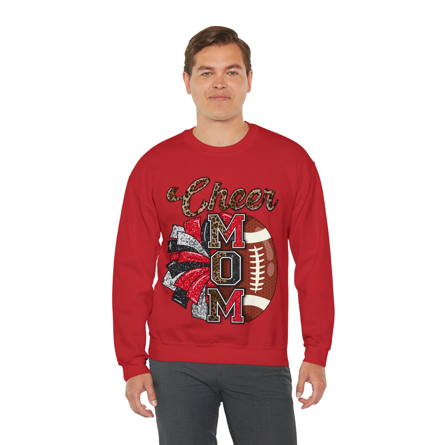 Cheer Mom Glitz Front Sweater