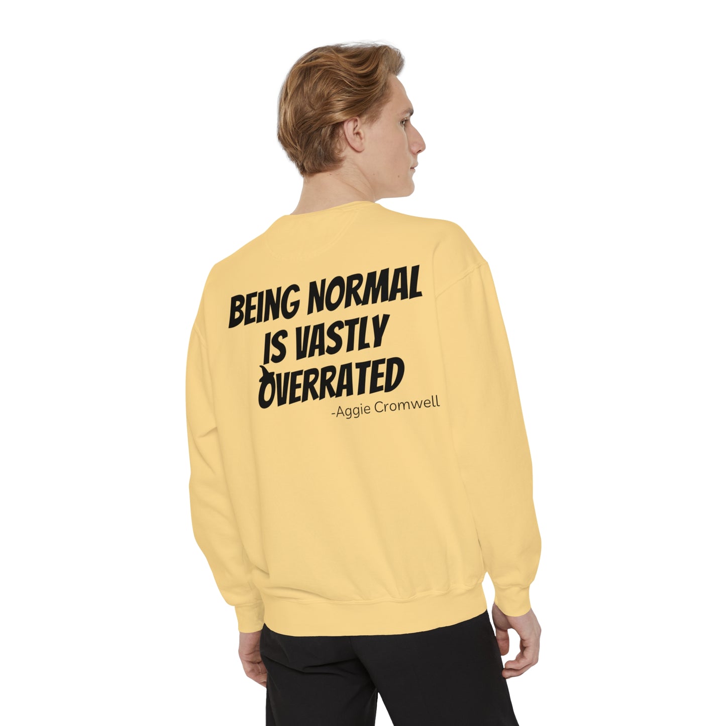 Skull Front, Vastly Overrated Back - Comfort Colors Pullover - Multi Color Options