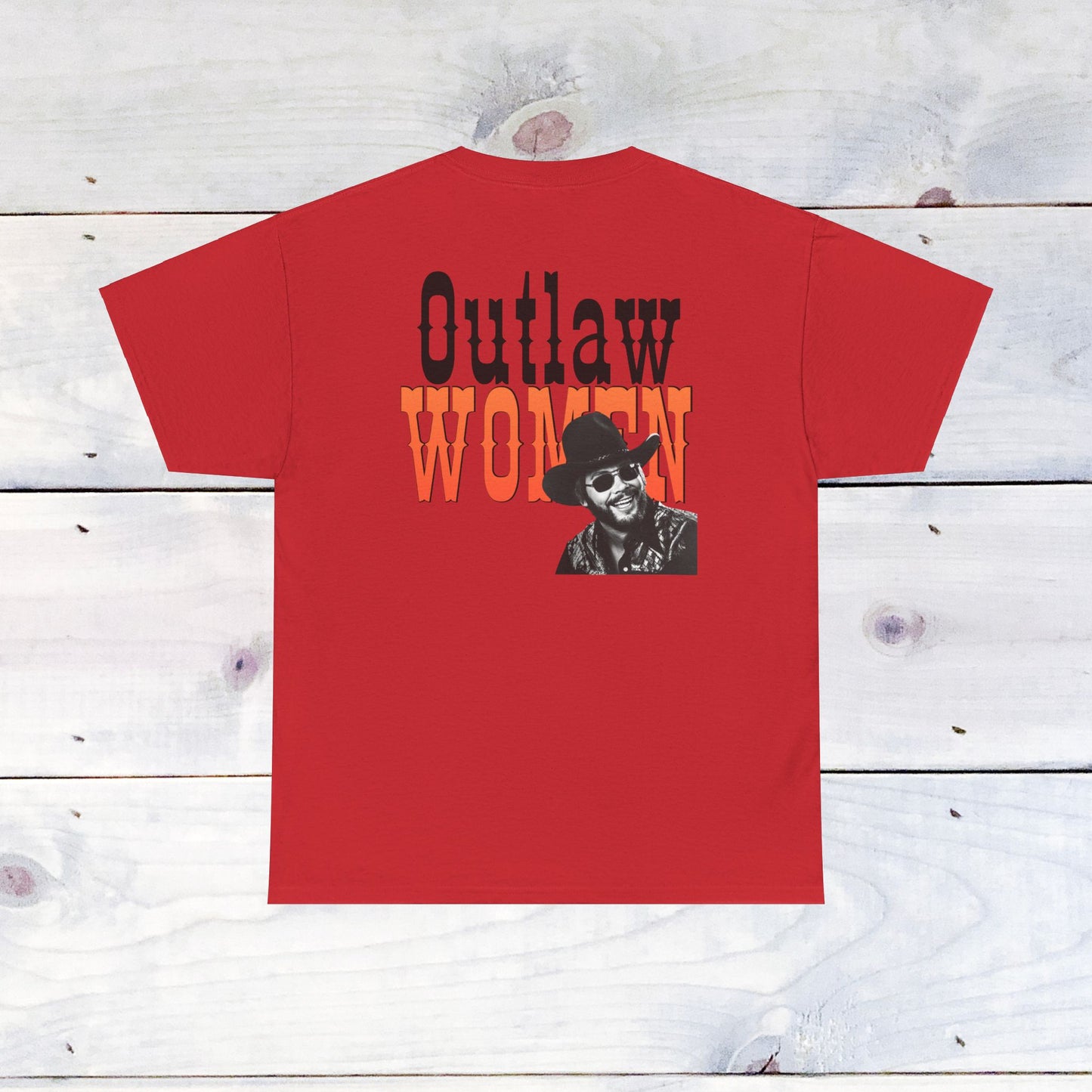 Hank Outlaw Women Unisex Cotton Tee