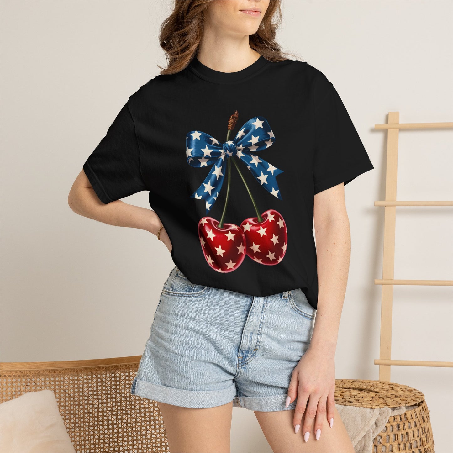 Freedom Cherries Comfort Colors Unisex Shirt