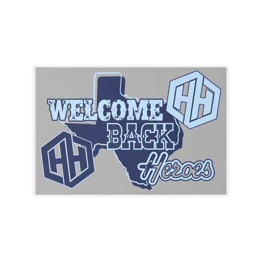 Welcome Back Heroes Wall Decals Hamm 18x12