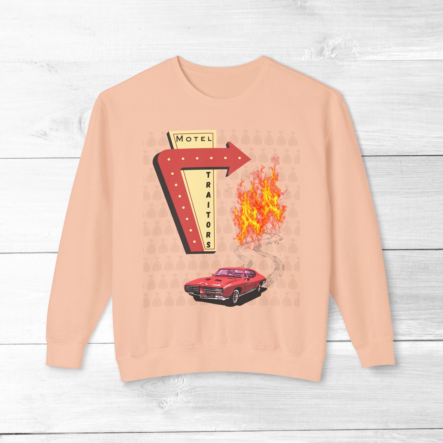 Motel Traitors, Getaway Car - Comfort Colors Sweater