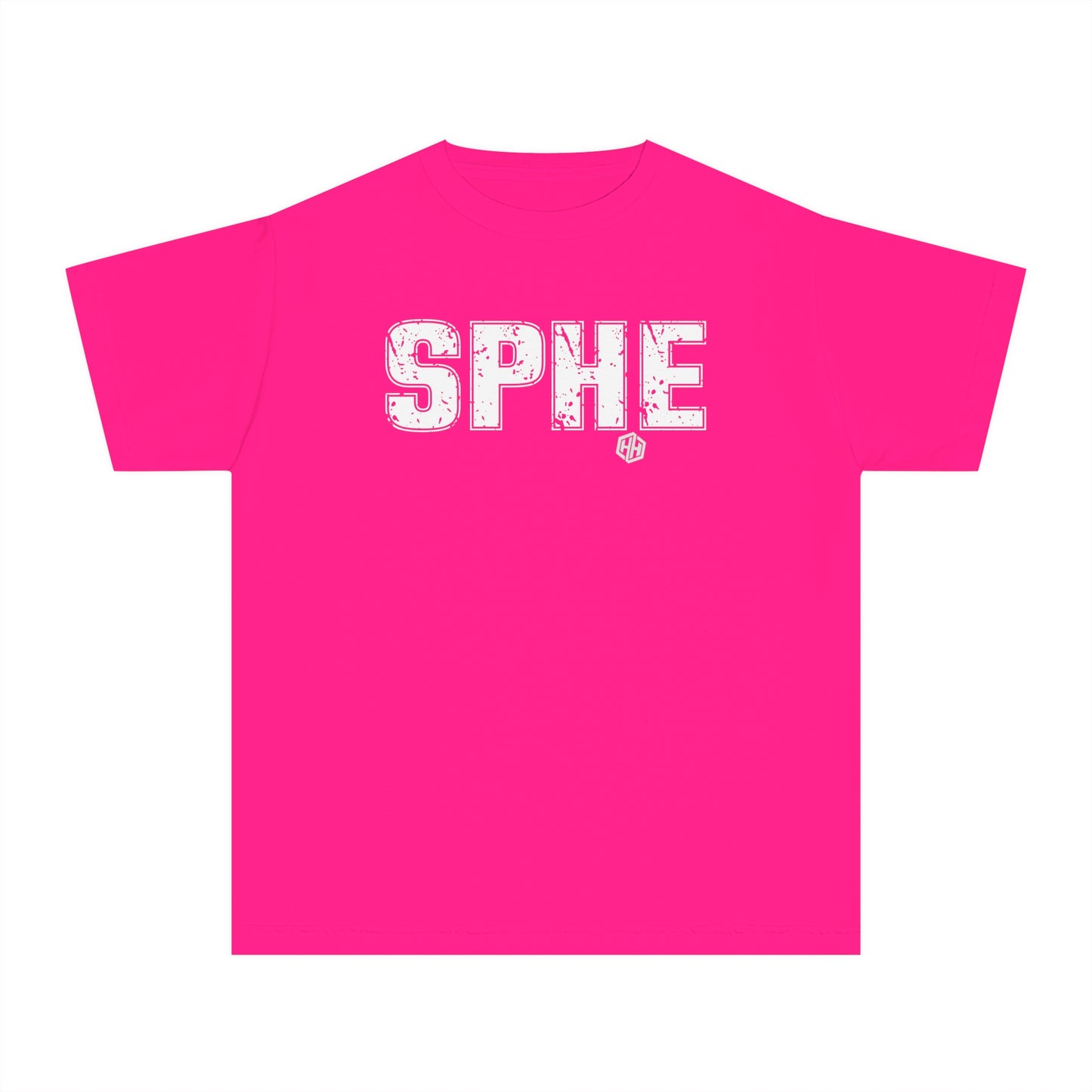 SPHE Youth Comfort Colors T . White Text