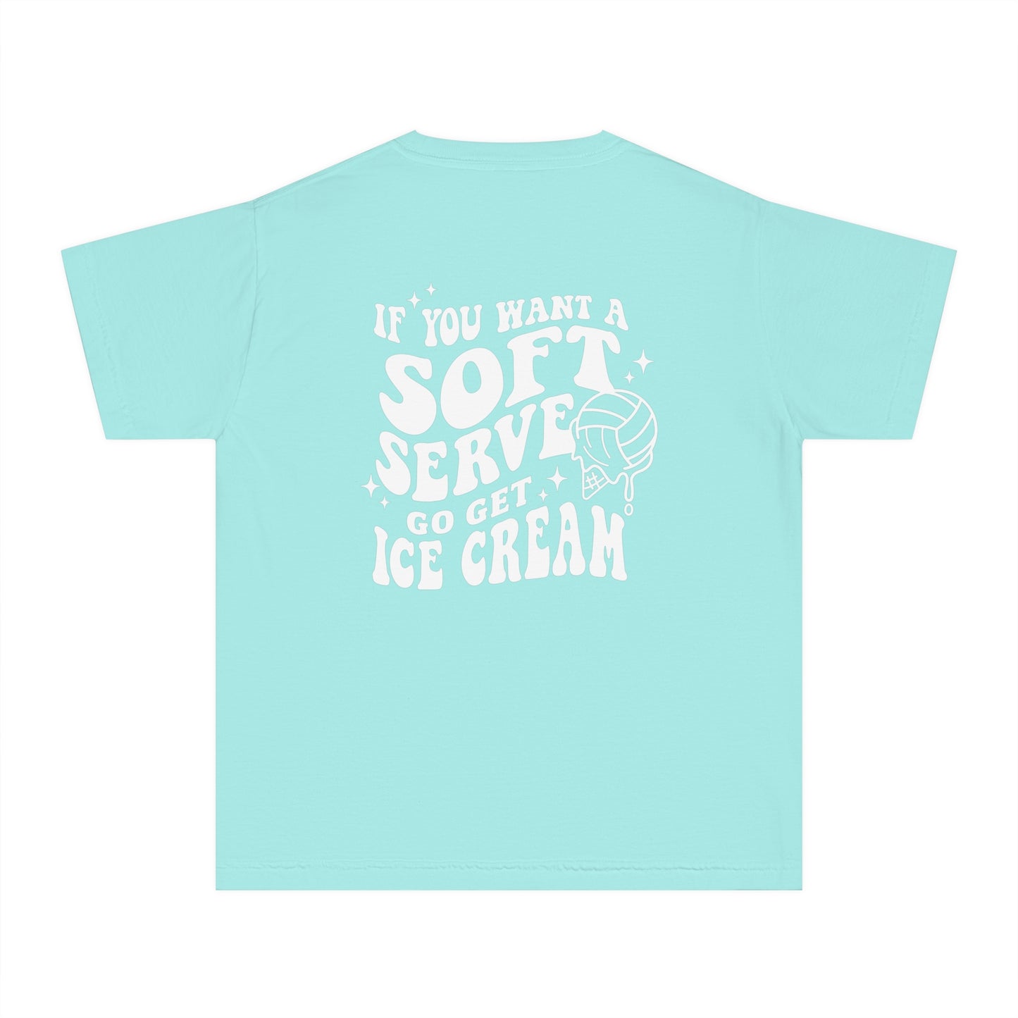 Fun Youth Volleyball Comfort Colors Tee