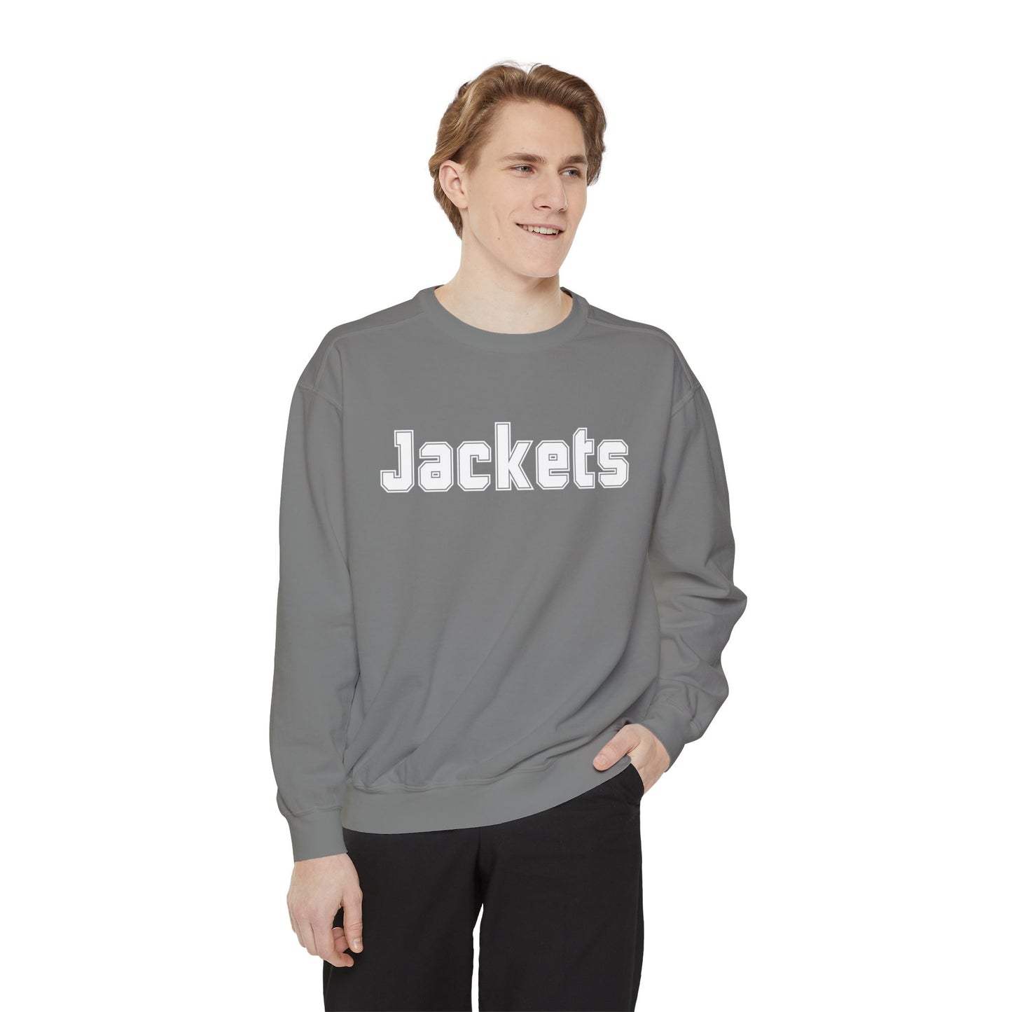 Jackets Varsity White Unisex Garment-Dyed Sweatshirt