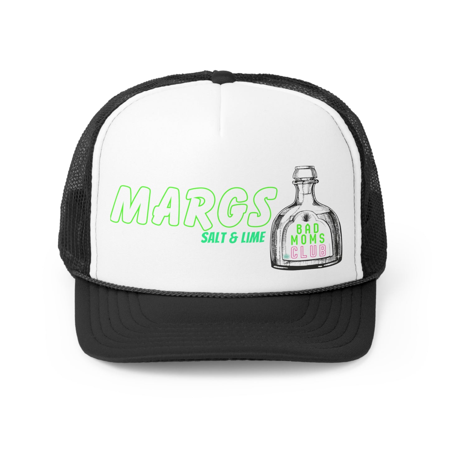 Bad Moms Club - Trucker - Marg Salt & Lime