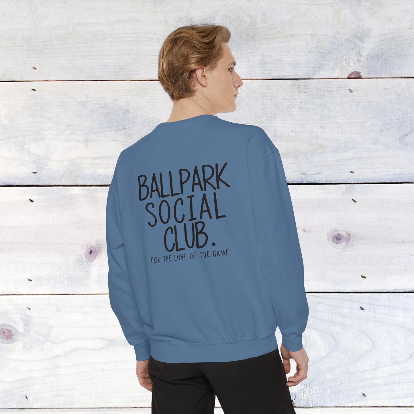 Ballpark Social Club Comfort Color Sweatshirt Black