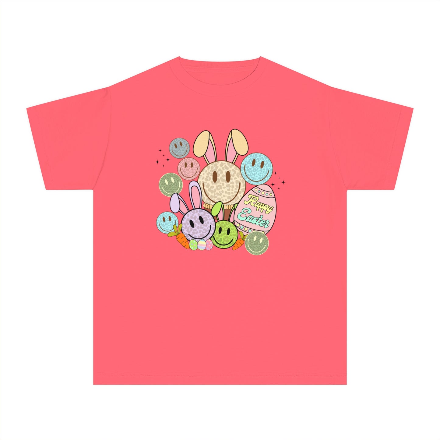 Funky Easter Youth Comfort Colors Tee
