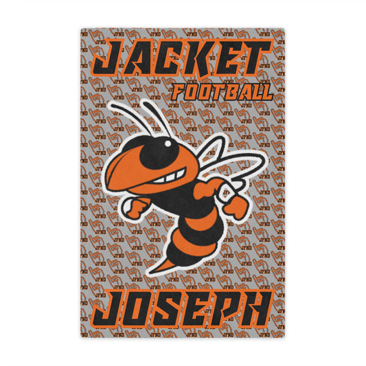 Jacket Football Custom Blanket - Joseph