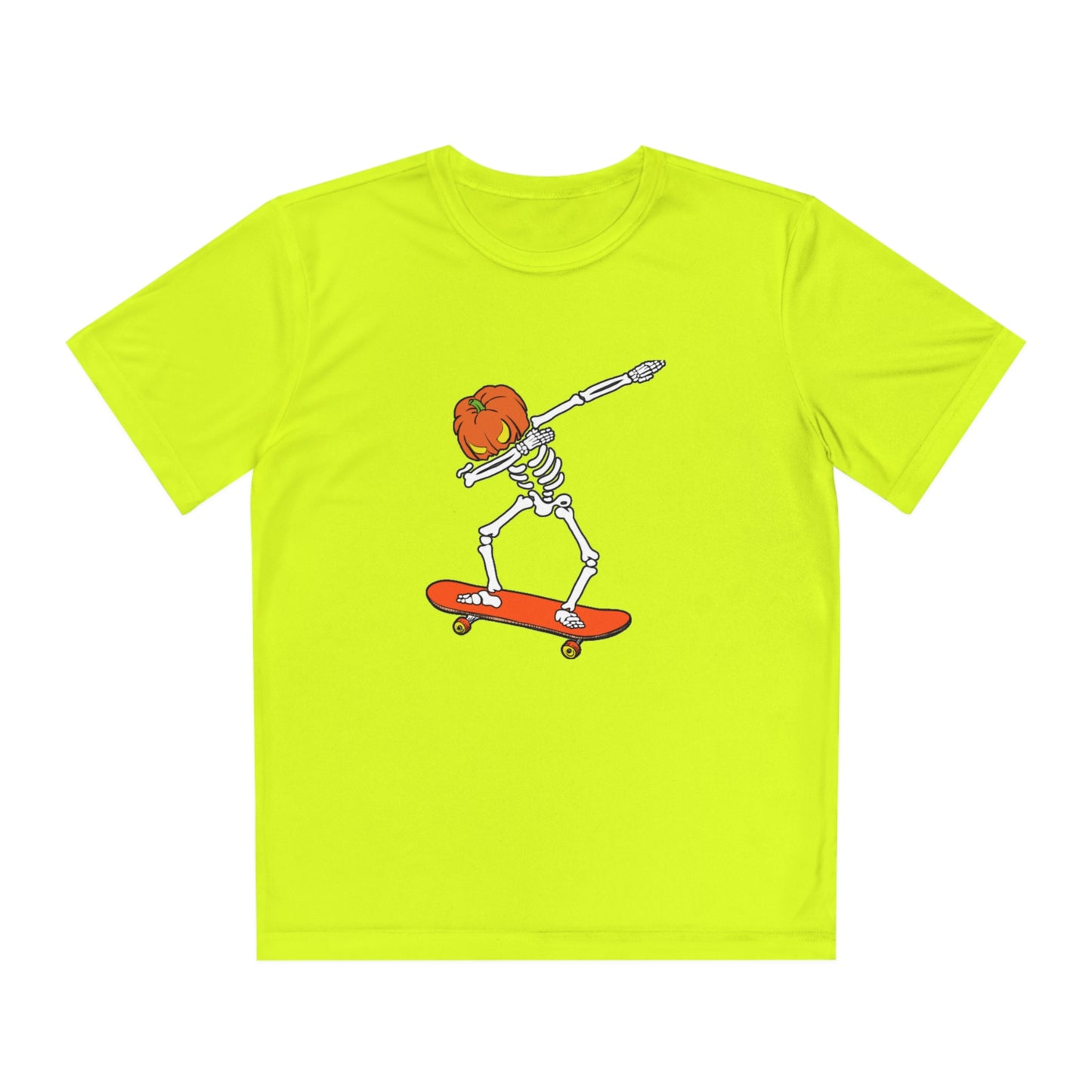 Dabbing Pumpkin Skelly Skater T