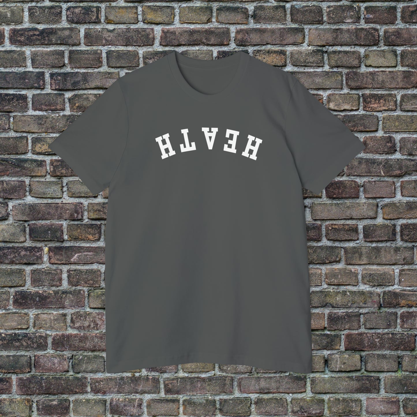 Upside down solid Heath T- Shirt