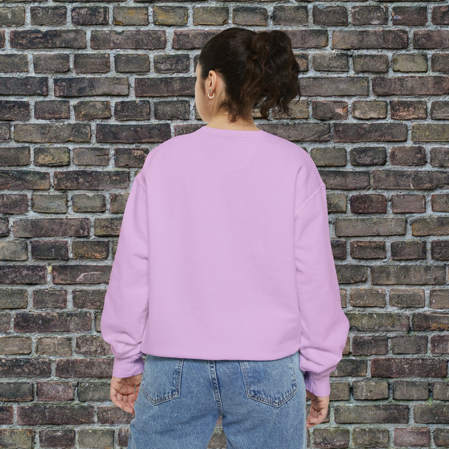 Game Day Comfort Colors Sweater - Brown Text