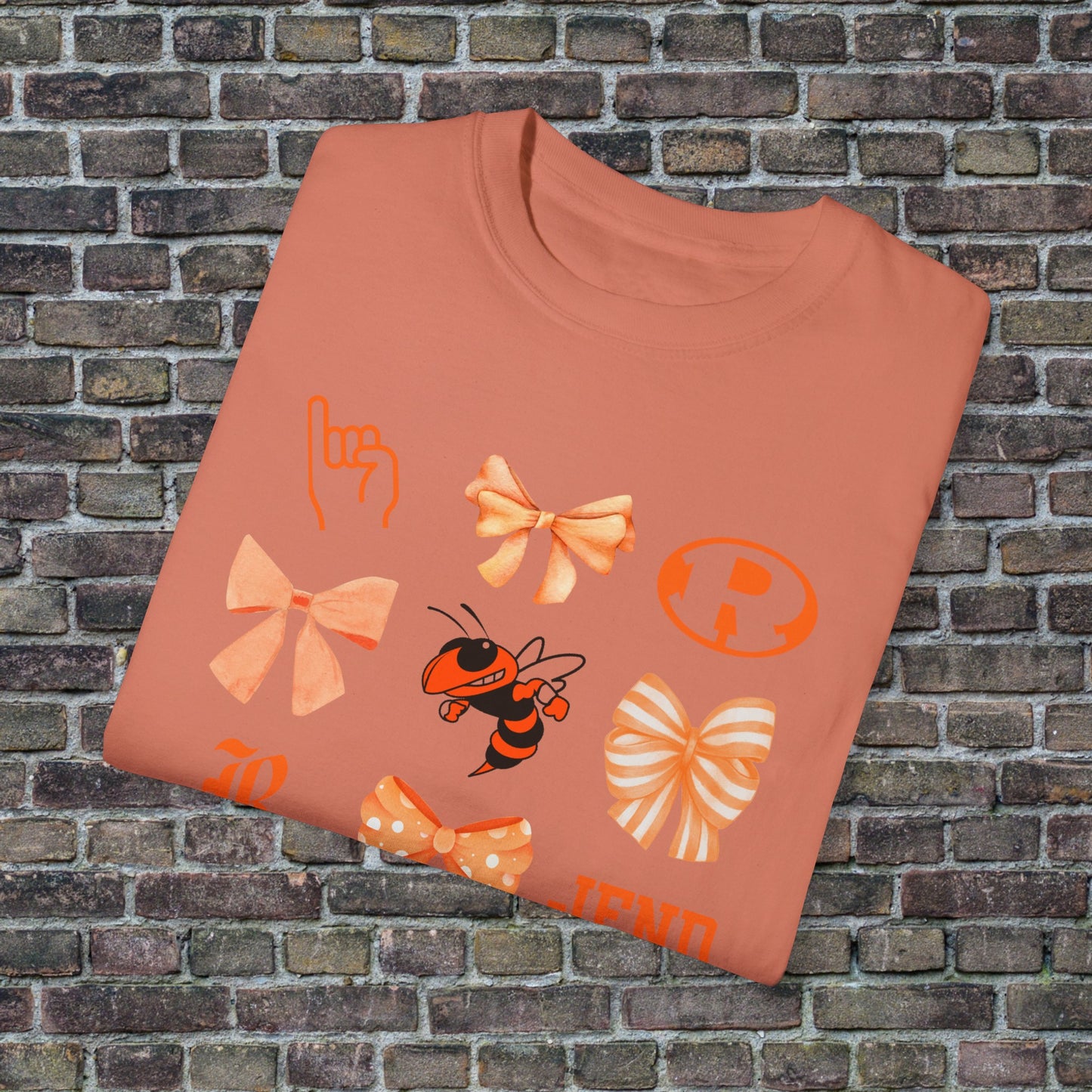 Rockwal Yellowjacket Bow Comfort Colors T