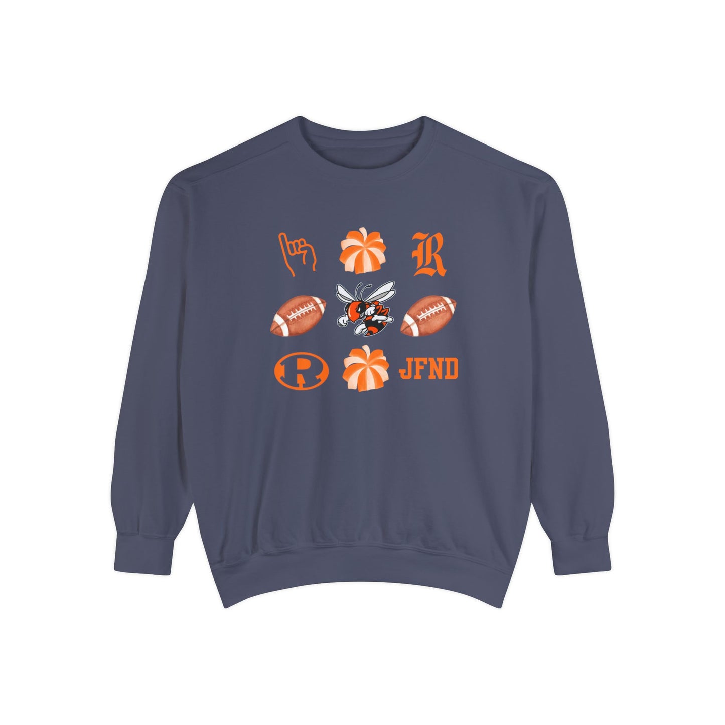 Jackets Poms & Footballs Comfort Colors Sweater