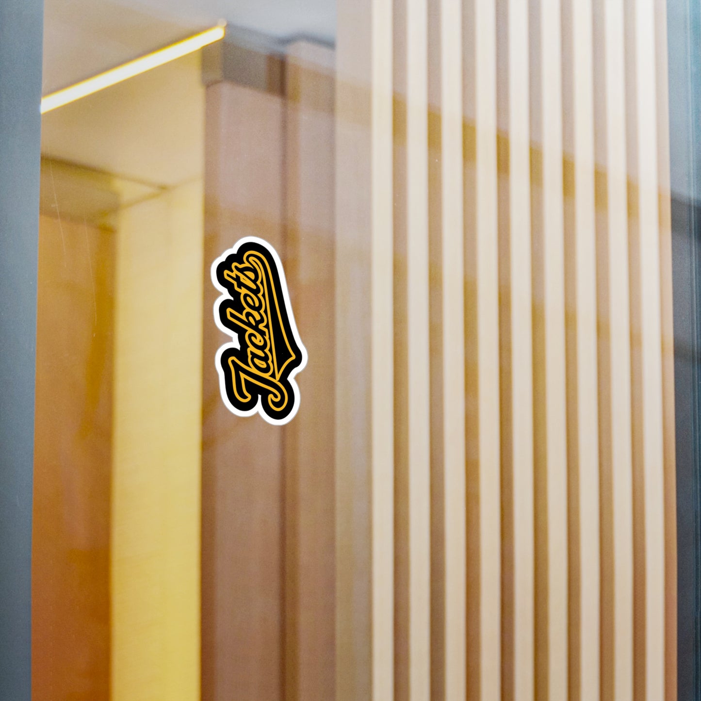 Yellowjacket Baseball Custom Sticker