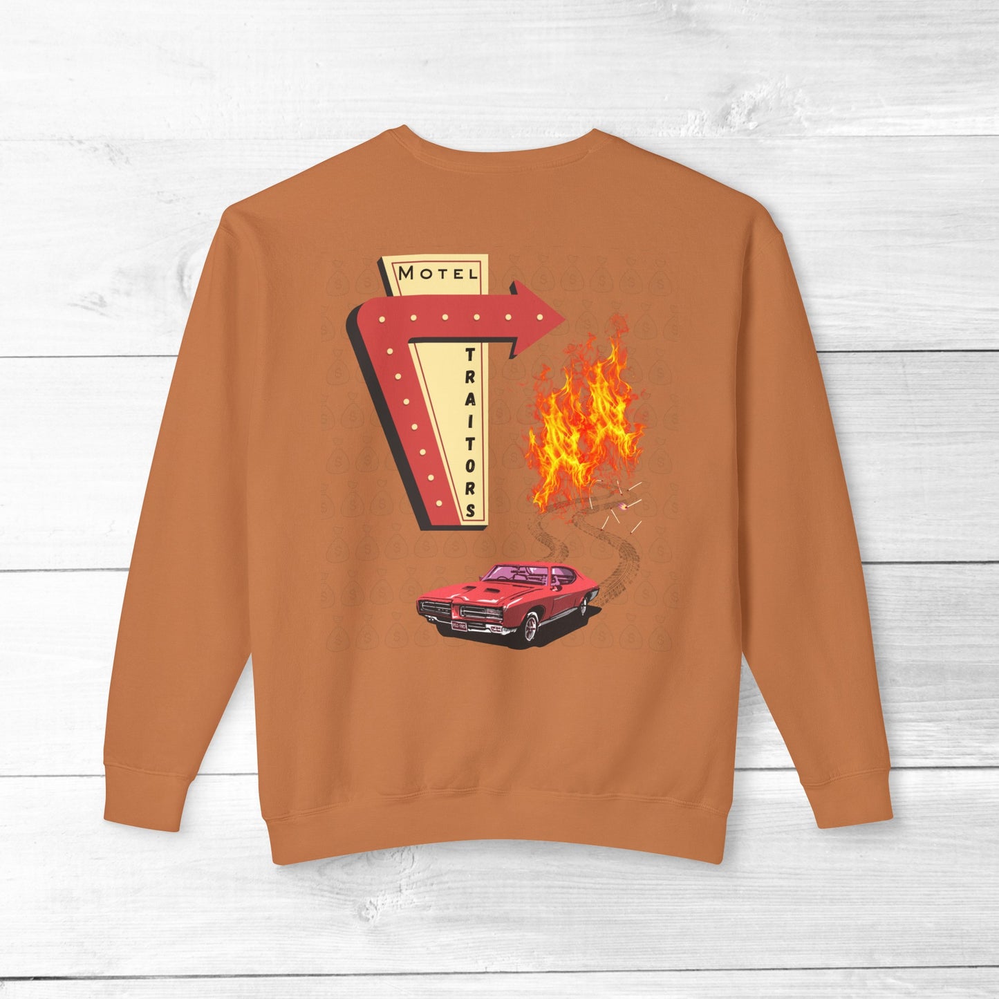 Motel Traitors, Getaway Car - Comfort Colors Sweater
