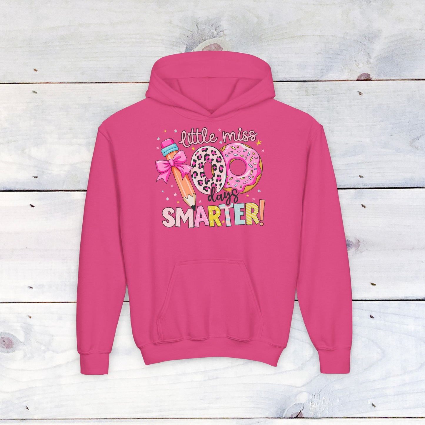 Youth Little Miss 100 Days Smarter Sweatshirt
