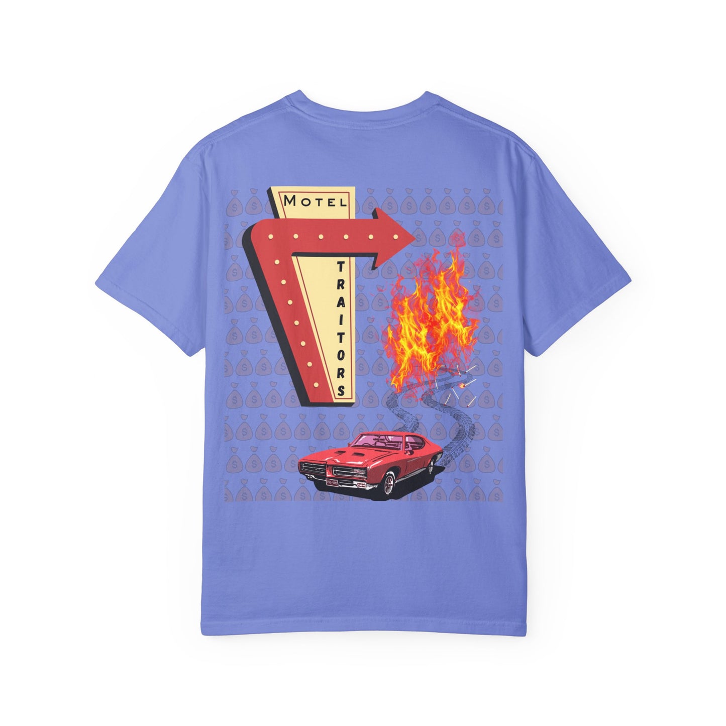 Motel Traitors - Taylor Swift Comfort Colors Shirt - Main Graphic on back
