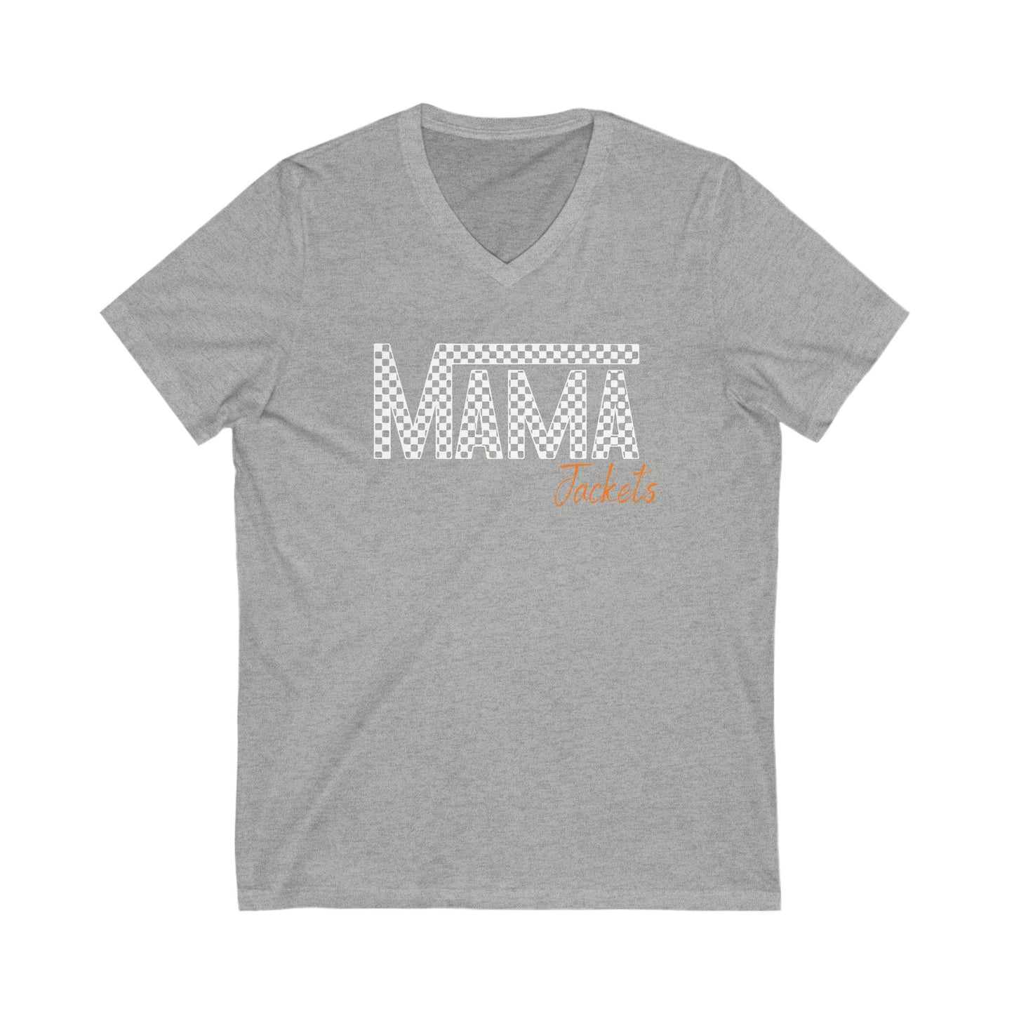 Jackets MAMA Unisex Jersey Short Sleeve V-Neck Tee