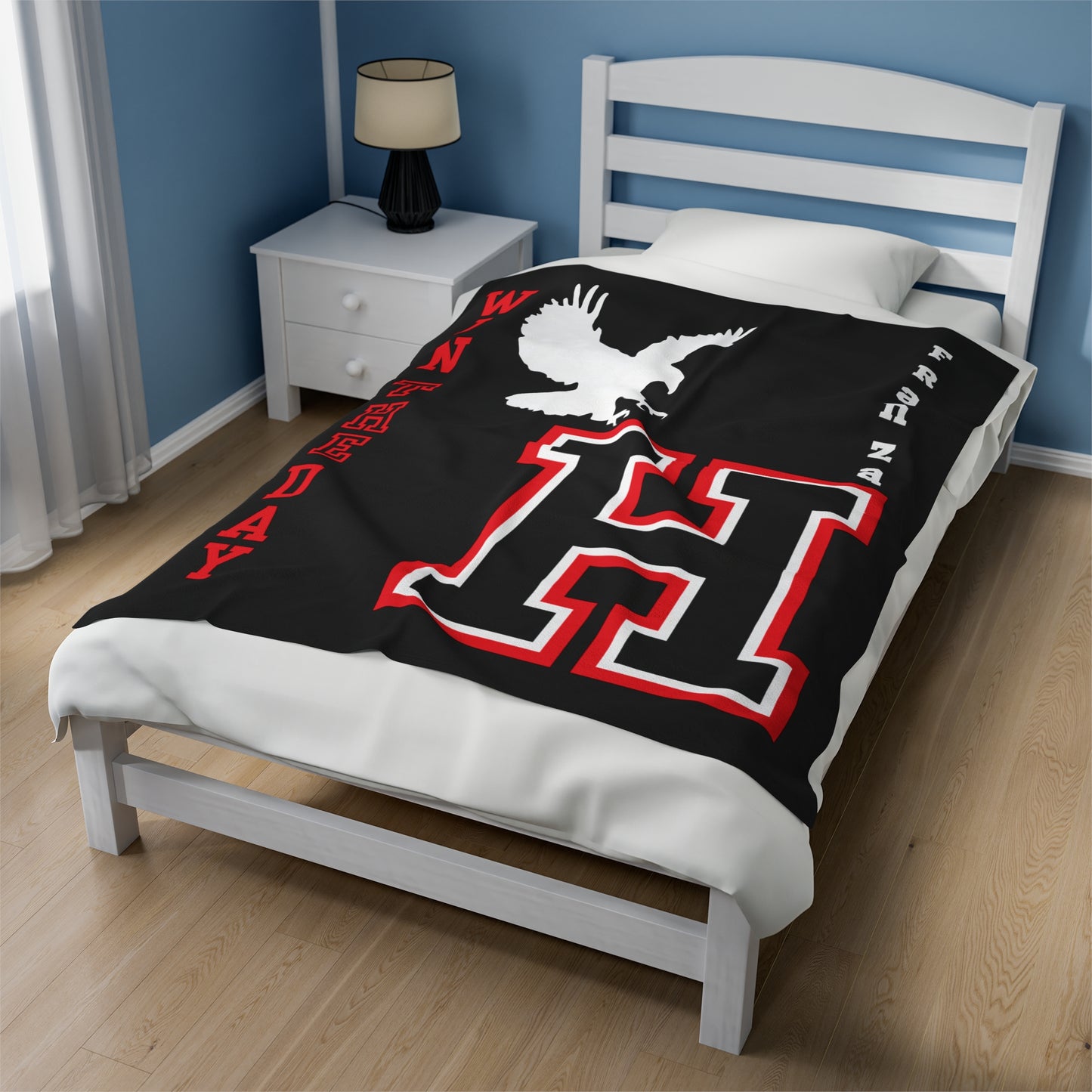 Custom Heath Hawks Blanket