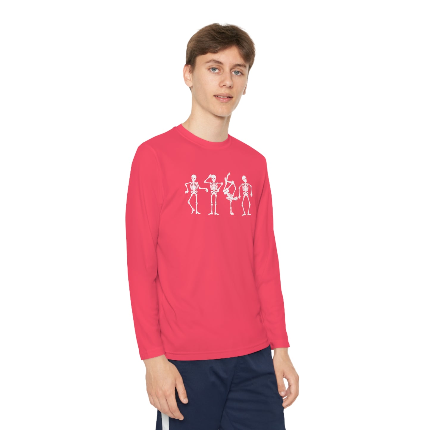 Youth Dancing Skelly Long Sleeve T-Shirt