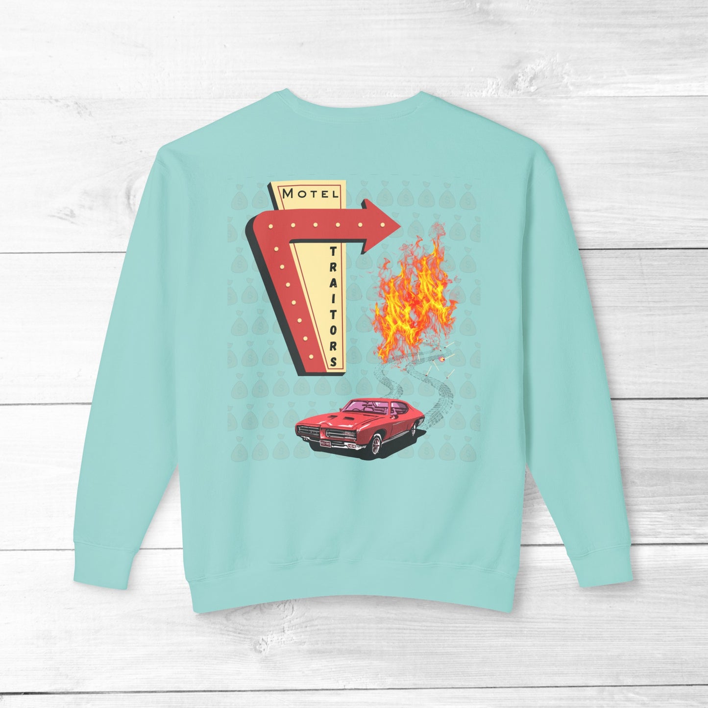 Motel Traitors, Getaway Car - Comfort Colors Sweater