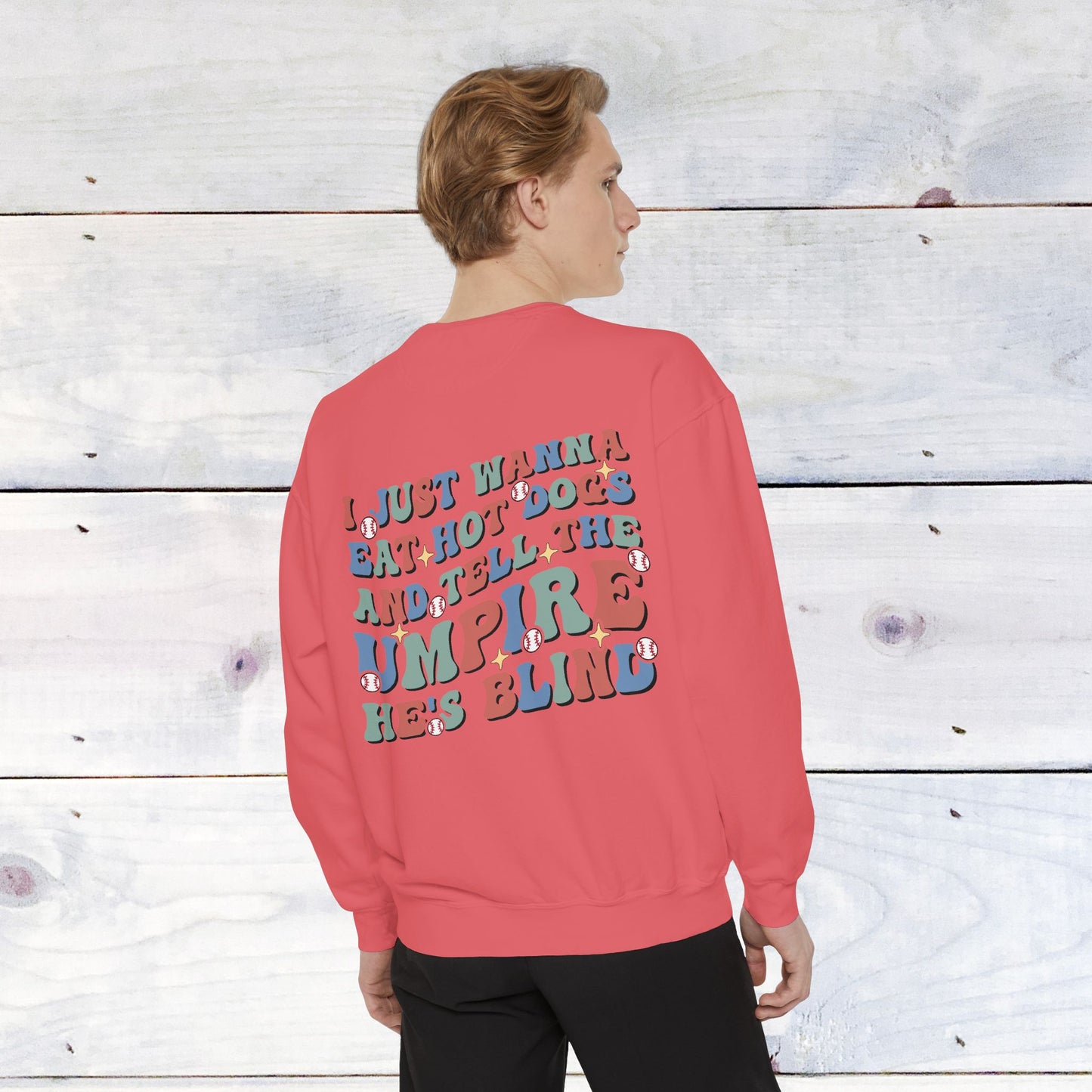 Baseball Mom Comfort Color Sweatshirt