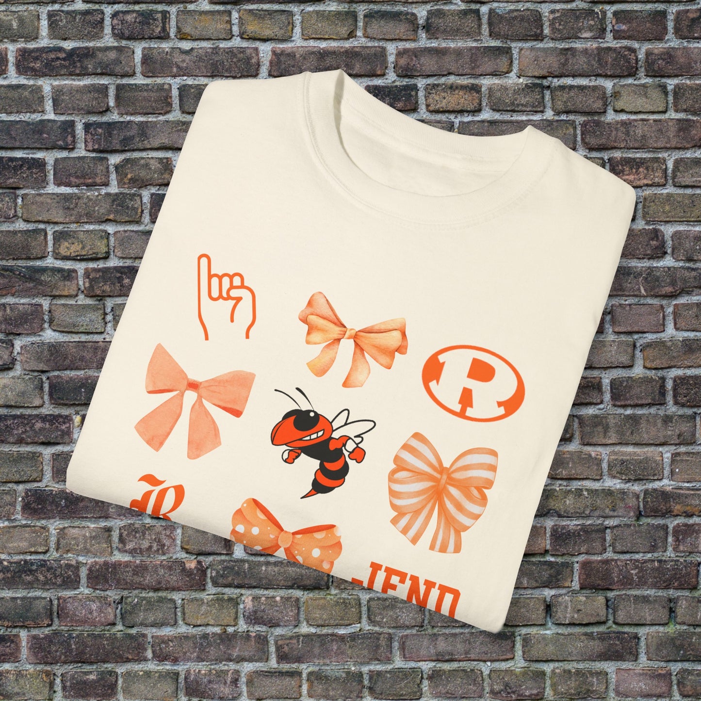 Rockwal Yellowjacket Bow Comfort Colors T