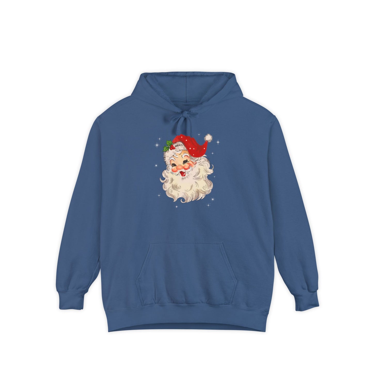 Sparkle Santa Comfort Colors Hoodie
