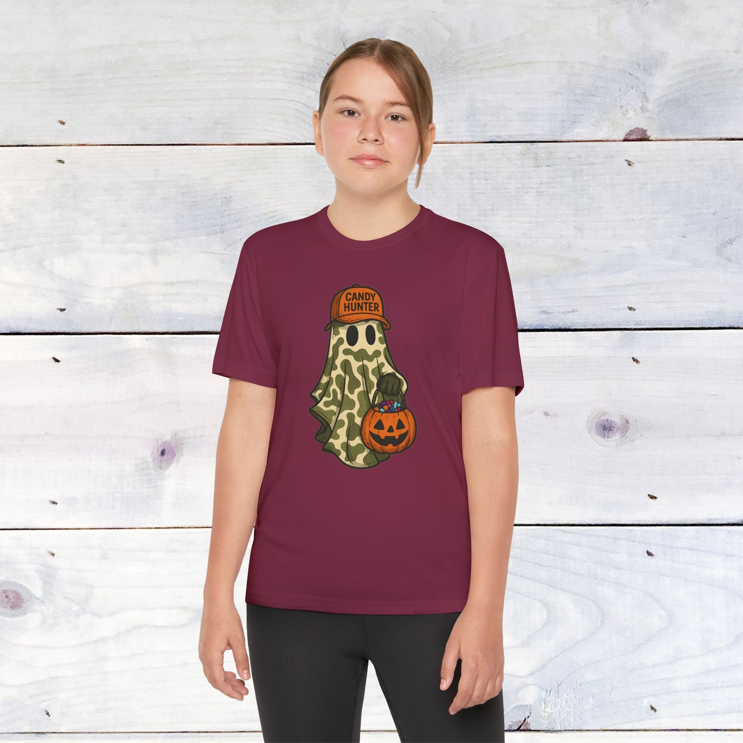 Candy Hunter Youth Sport-Tek Shirt