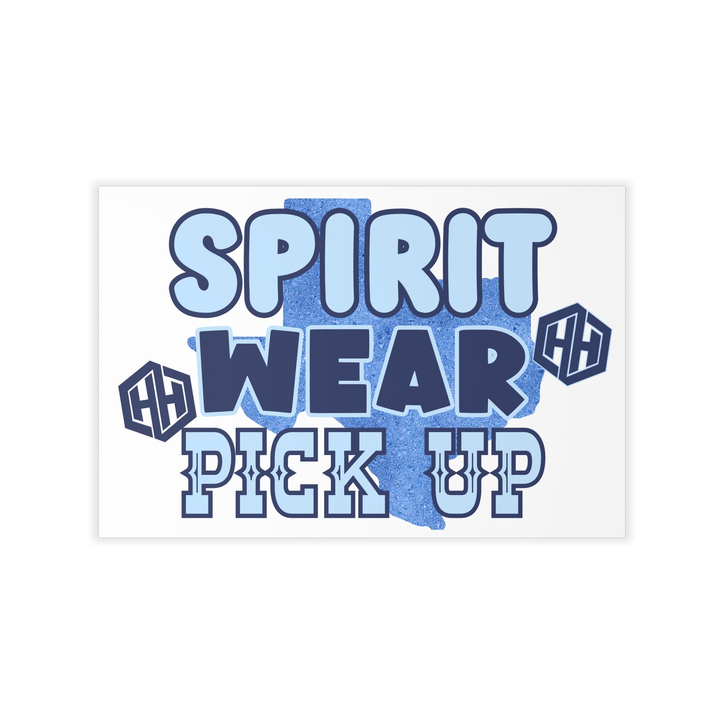 Spirit Wear Pick Up Wall Decals Hamm 18x12