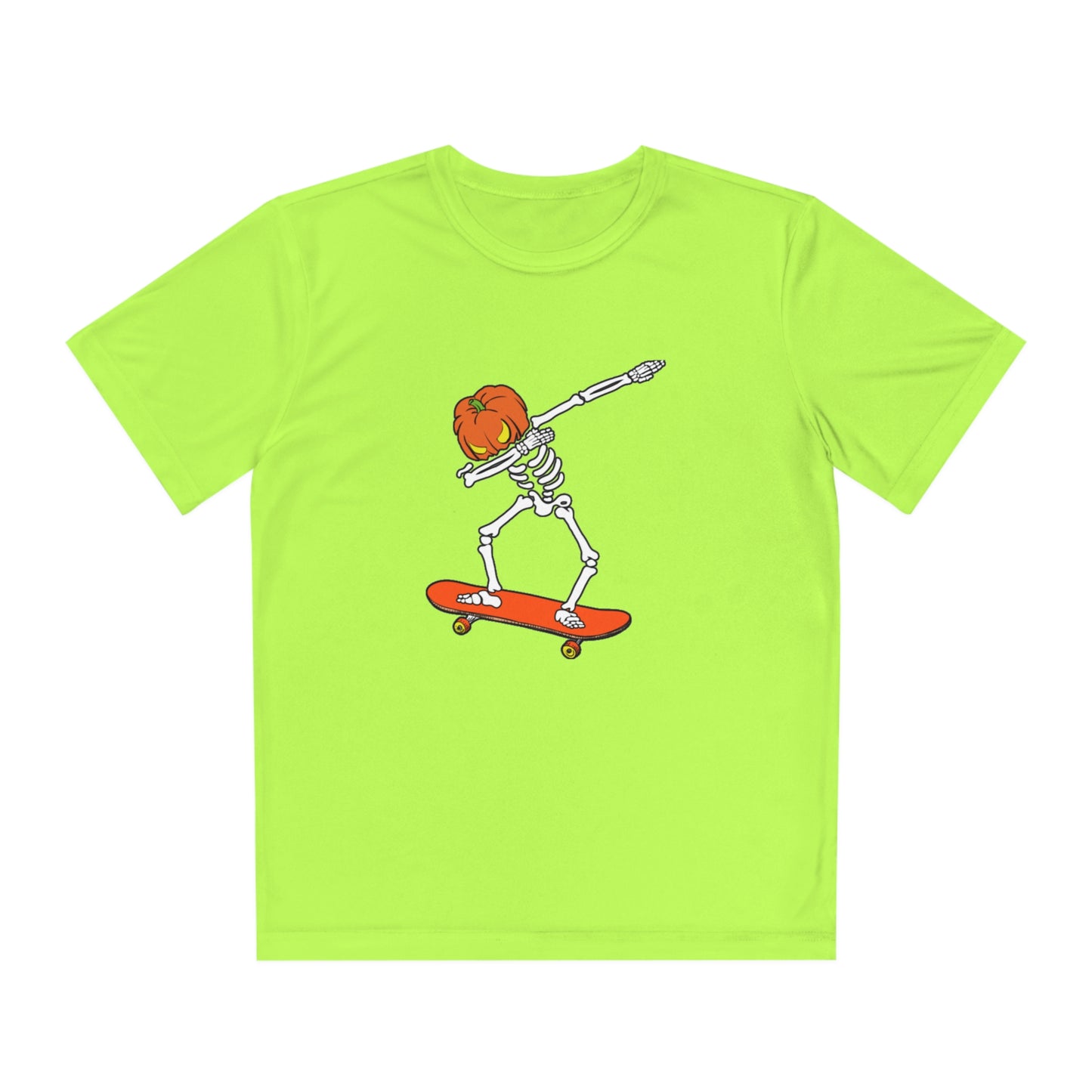Dabbing Pumpkin Skelly Skater T