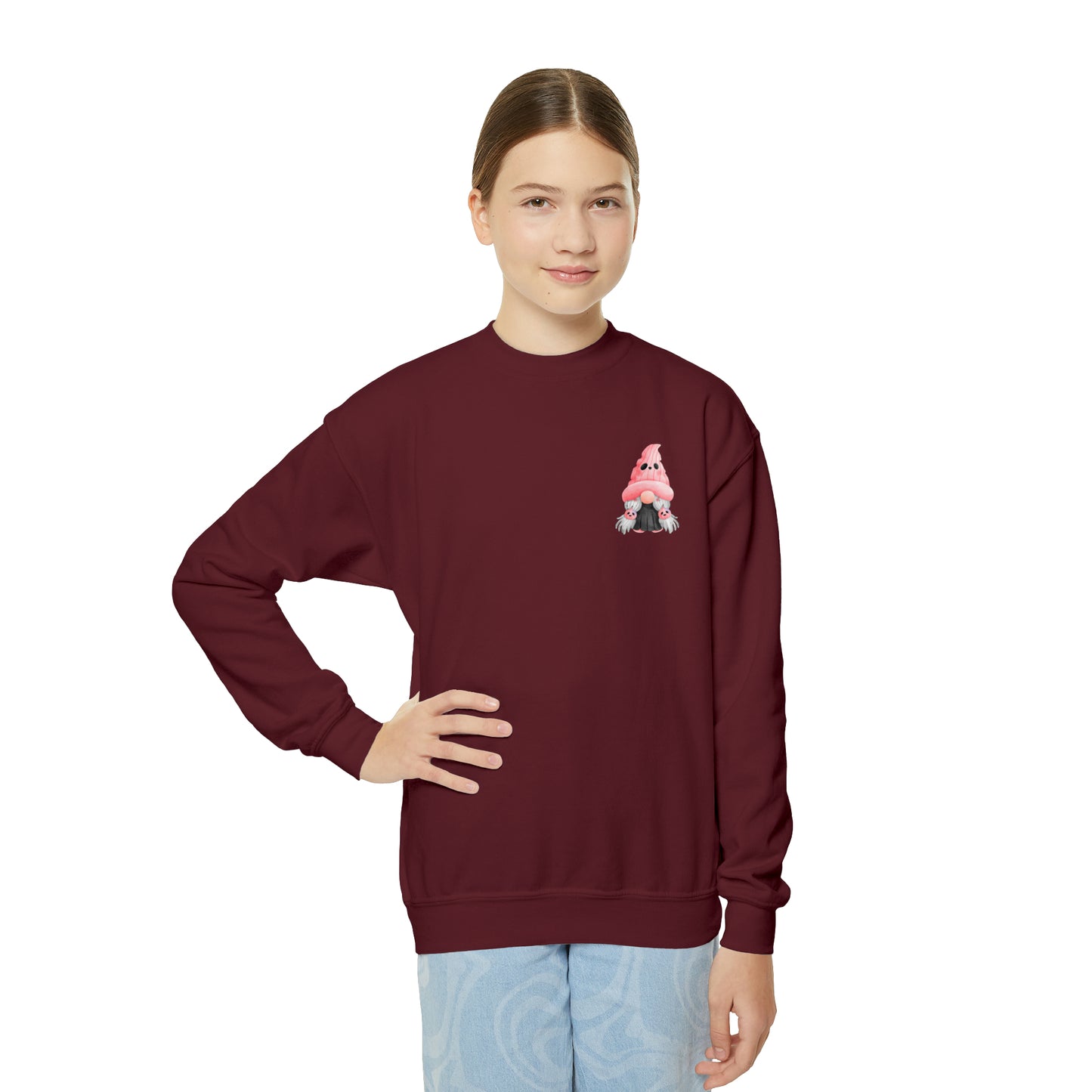 Girls Youth Halloween Gnome Sweater 2