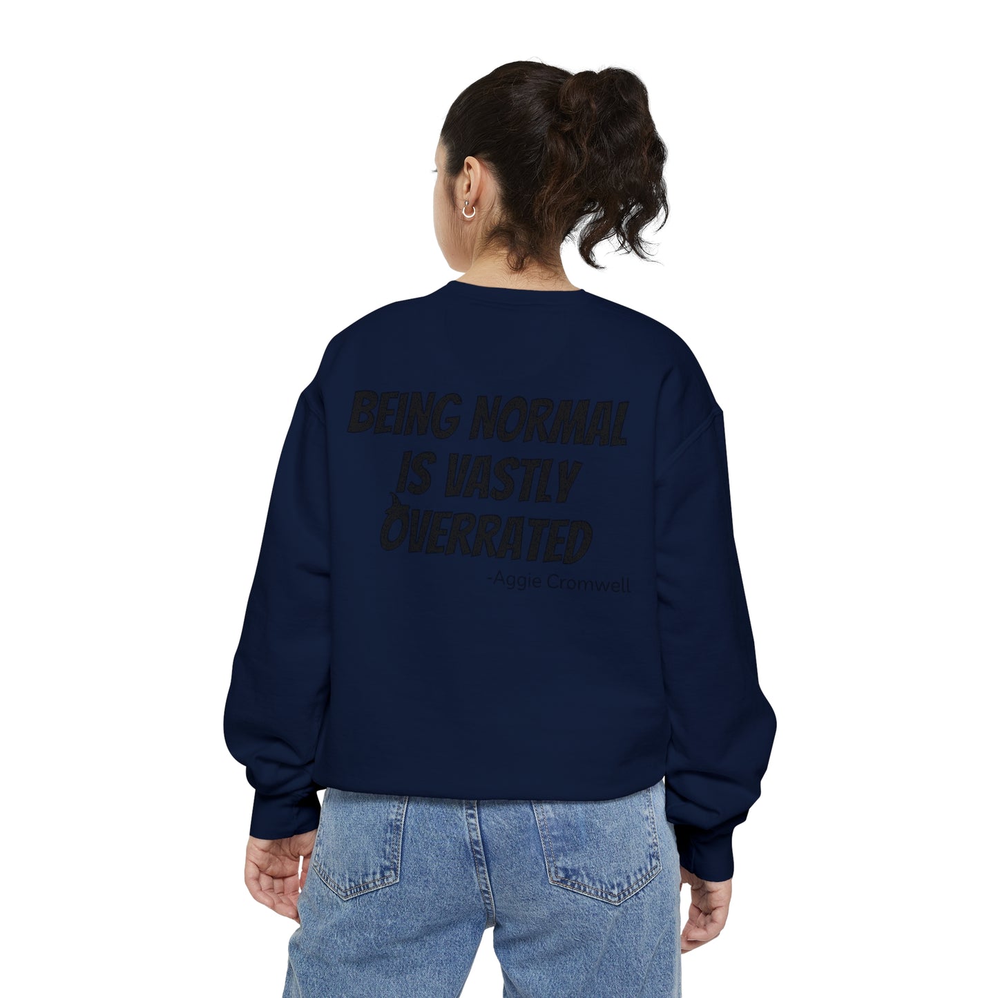 Skull Front, Vastly Overrated Back - Comfort Colors Pullover - Multi Color Options