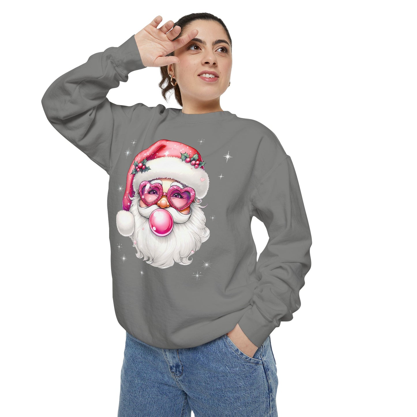 Girly Pop Santa Comfort Colors