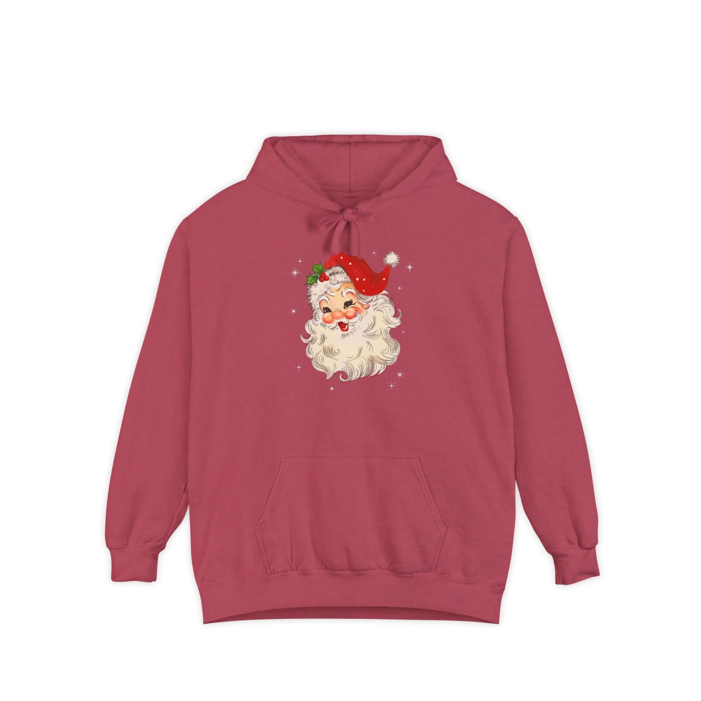 Sparkle Santa Comfort Colors Hoodie