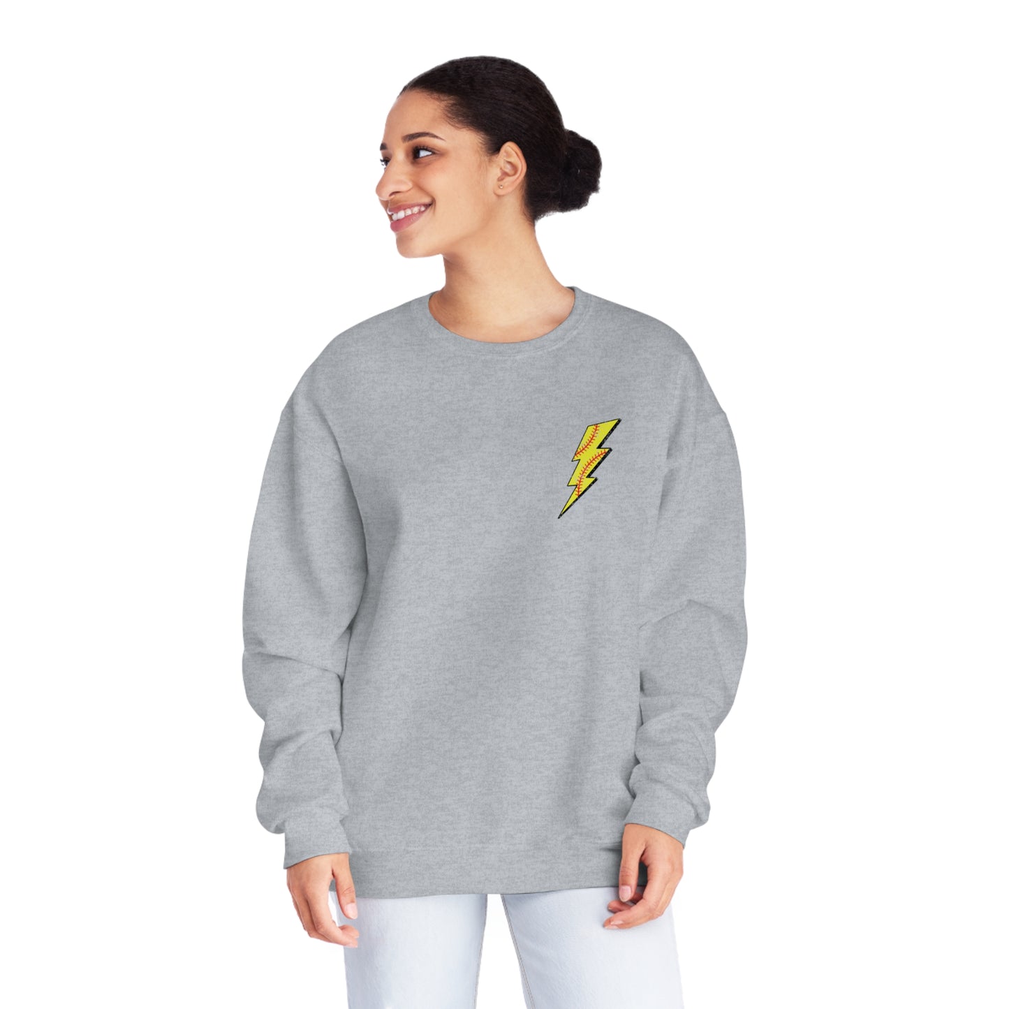 Softball Mama Sweater - White Text