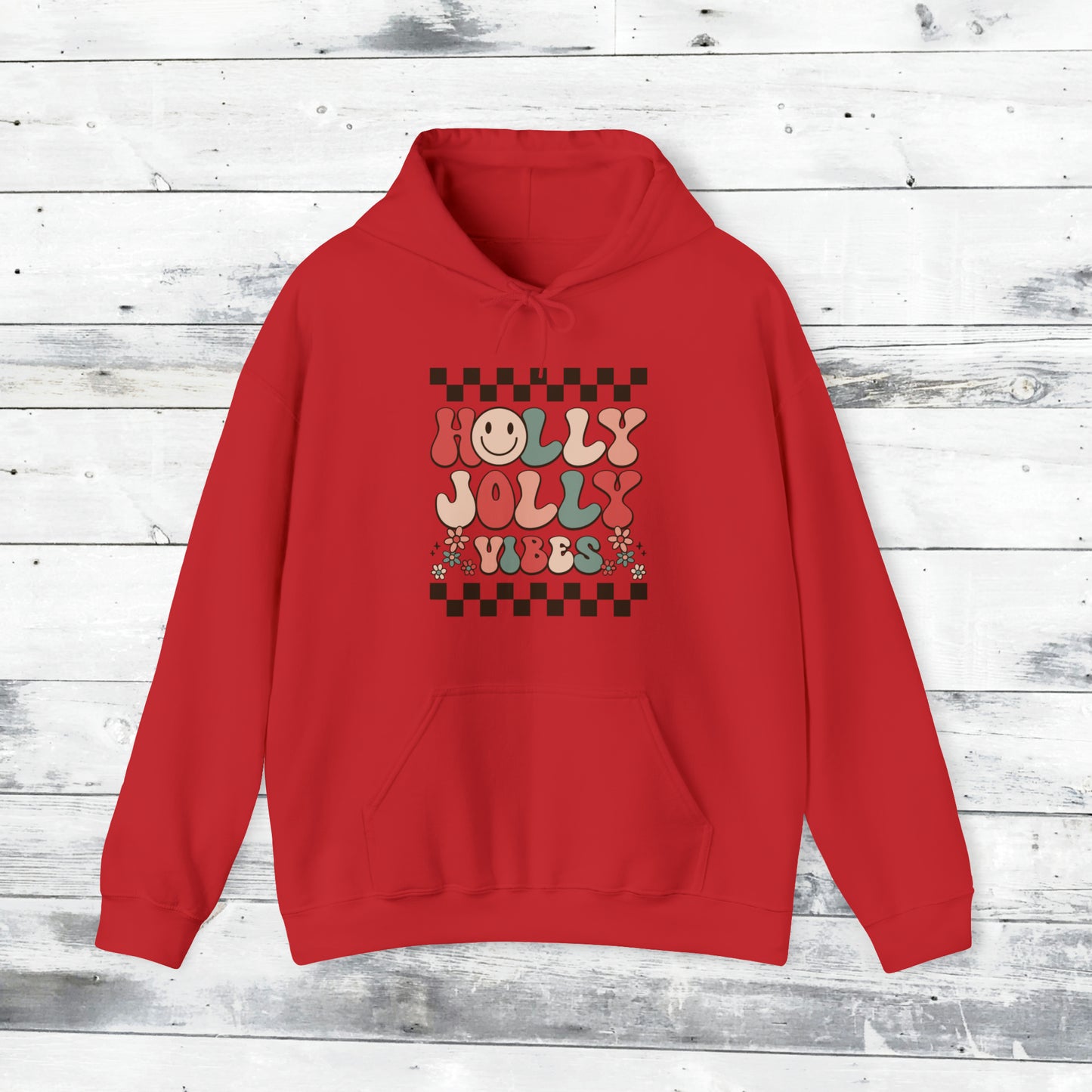 Holly Jolly Vibes Hoodie