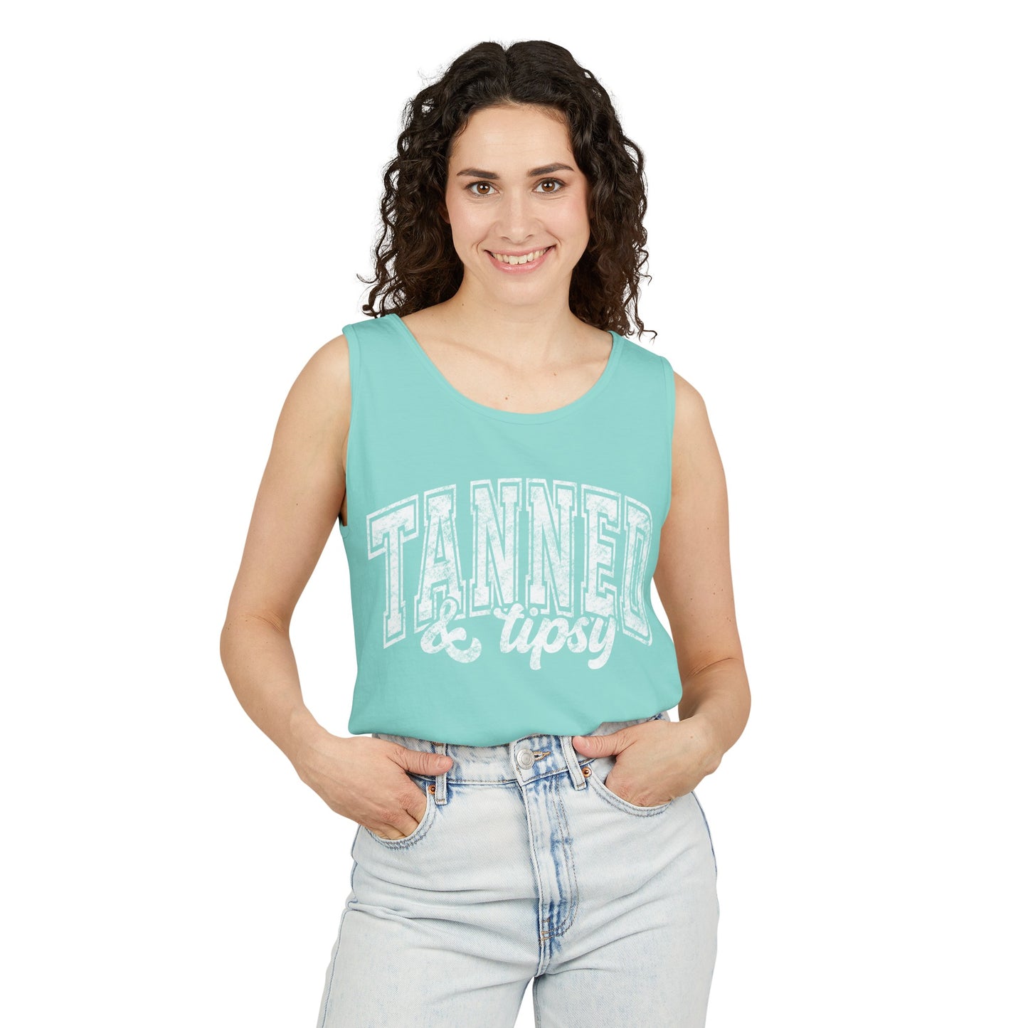 Tanned & Tipsy Comfort Colors Tank