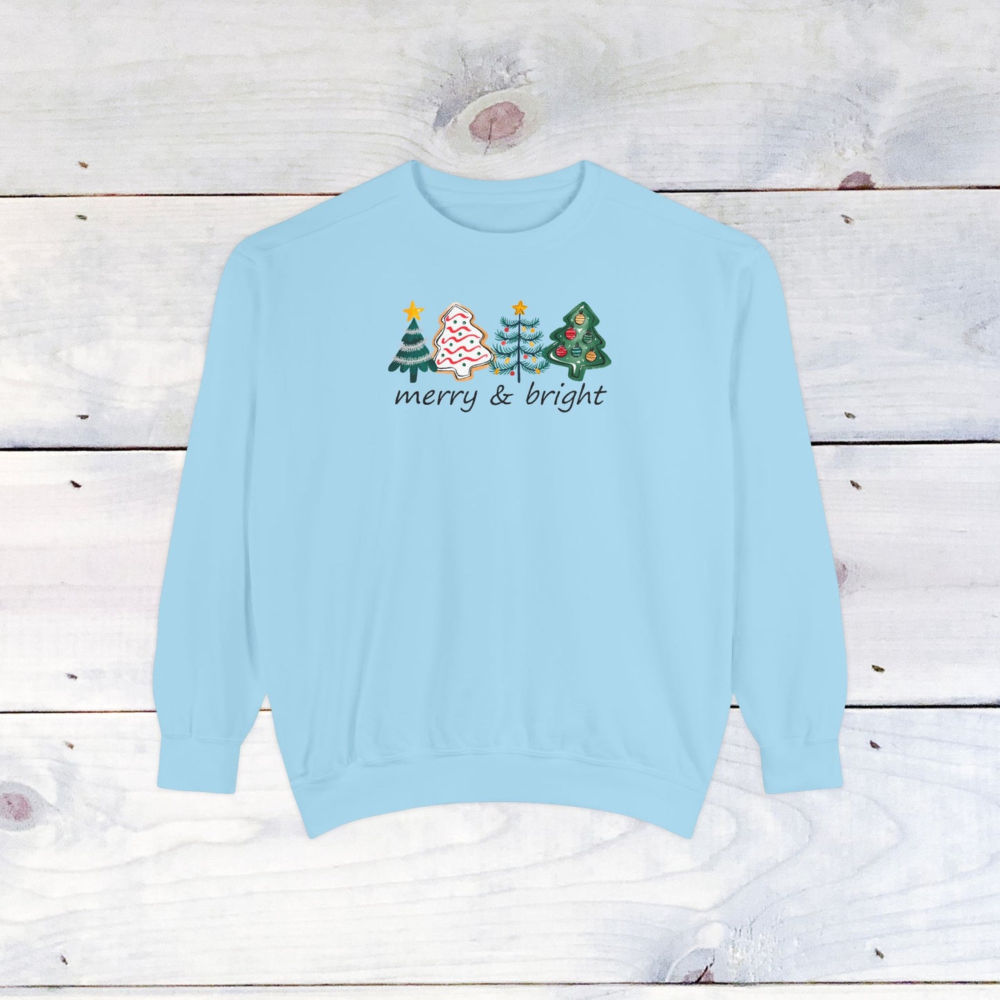 Merry & Bright Comfort Colors Sweater