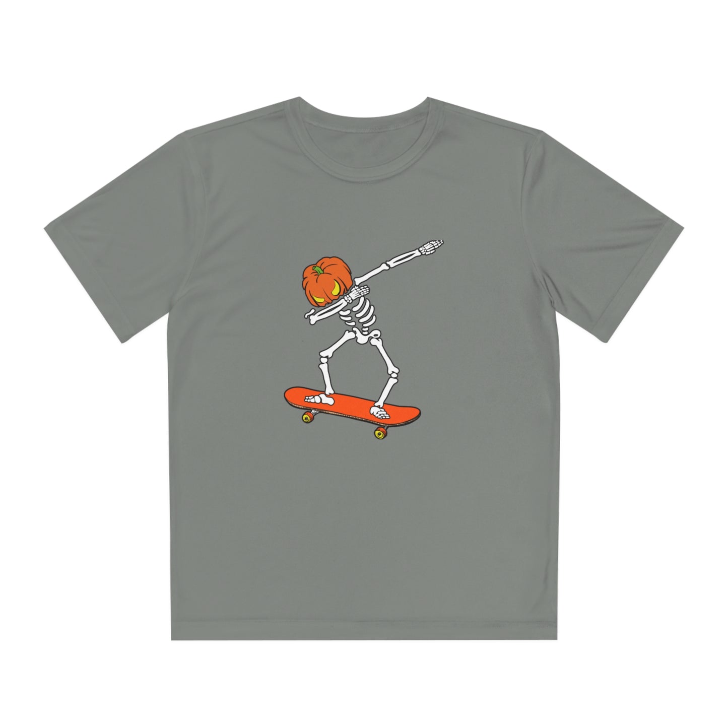 Dabbing Pumpkin Skelly Skater T